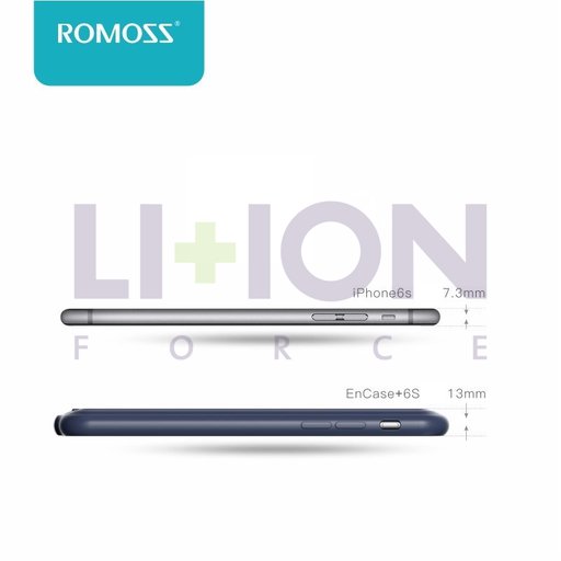 Back Case Romoss Encase iPhone 6/6S Plus White 2800mAh      