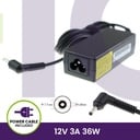 Carregador 12V 3A 36W - 3.5x1.35