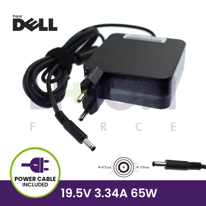 Carregador 19.5V 3.34A 65W Wall - 4.5*3.0 Pin inside