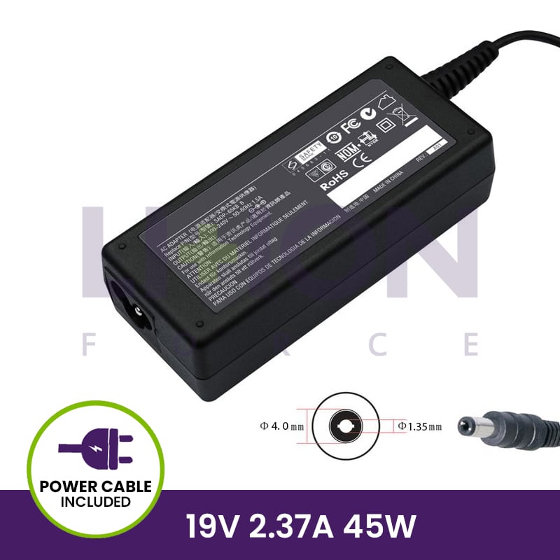 Carregador 19V 2.37A 45W - 4.0*1.35
