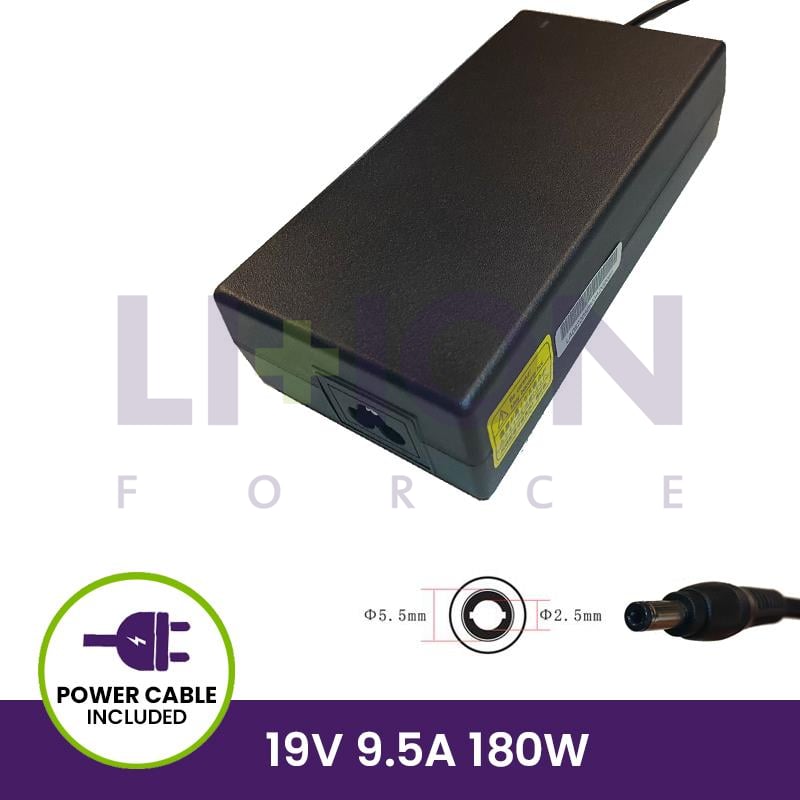 Carregador 19V 9.5A 180W - 5.5*2.5