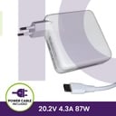 Carregador 20.2V 4.3A 87W - Type-C