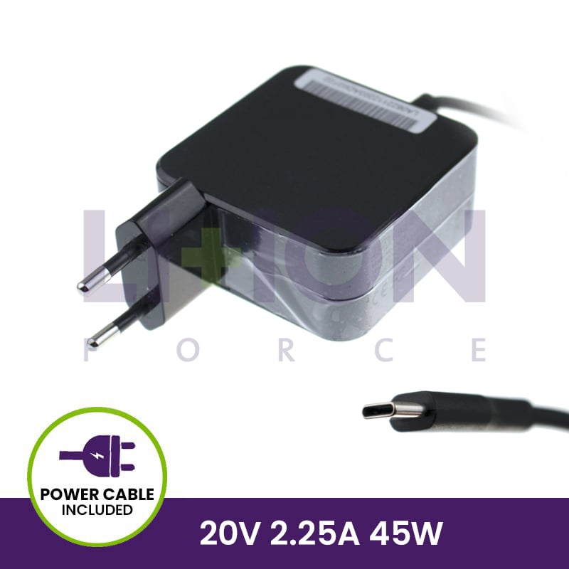 Carregador 20V 2.25A 45W - Type-C
