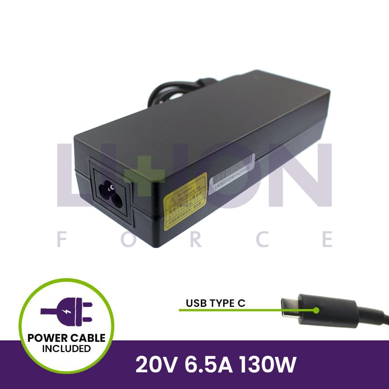 Carregador 20V 6.5A 130W - Type-C