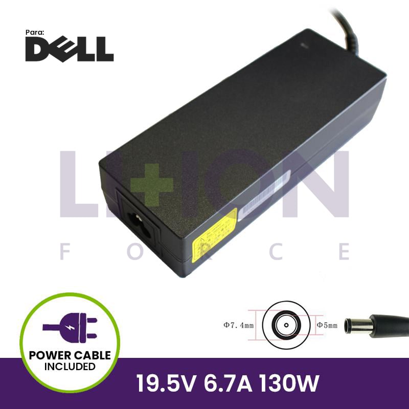 Carregador DELL 19.5V 6.7A 130W - 7.4*5.0 Pin inside