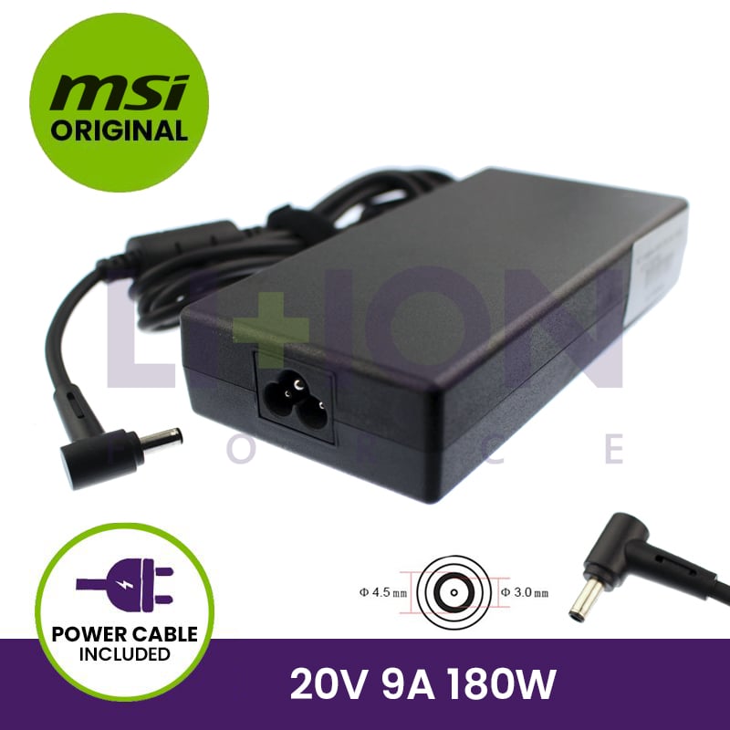 Carregador MSI 20V 9A 180W - A17-180P4B                     