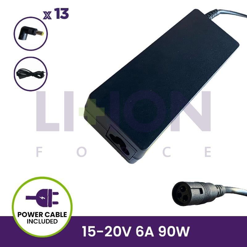 Carregador Universal Slim 90W - 90W-TA-SLIM                               