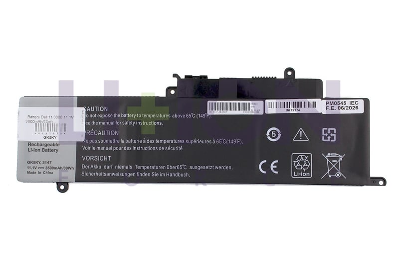 Bateria Dell 11 3000 11.1V 3800mAh/43wh