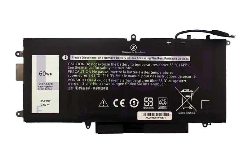 Bateria Dell 5289 7.6V 7270mAh/55Wh                         