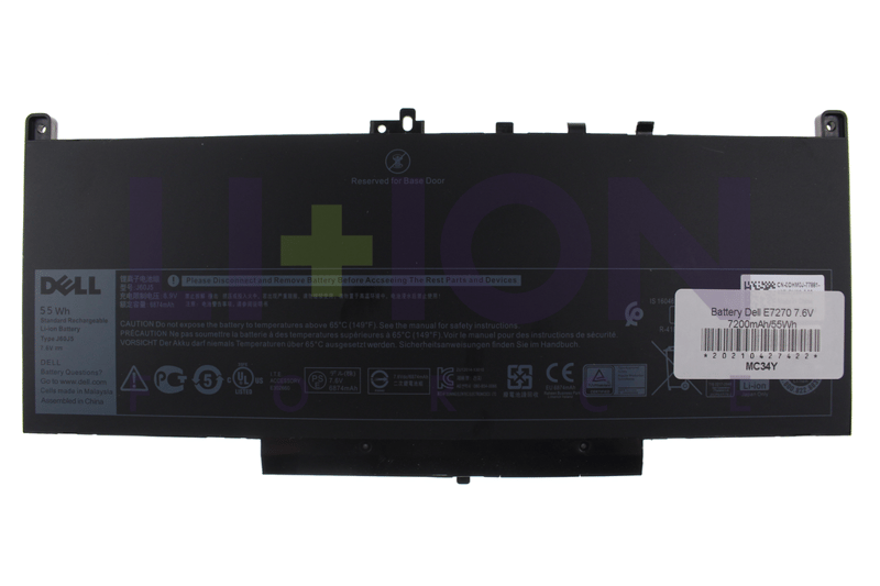 Bateria Dell E7270 7.6V 7200mAh/55Wh                        