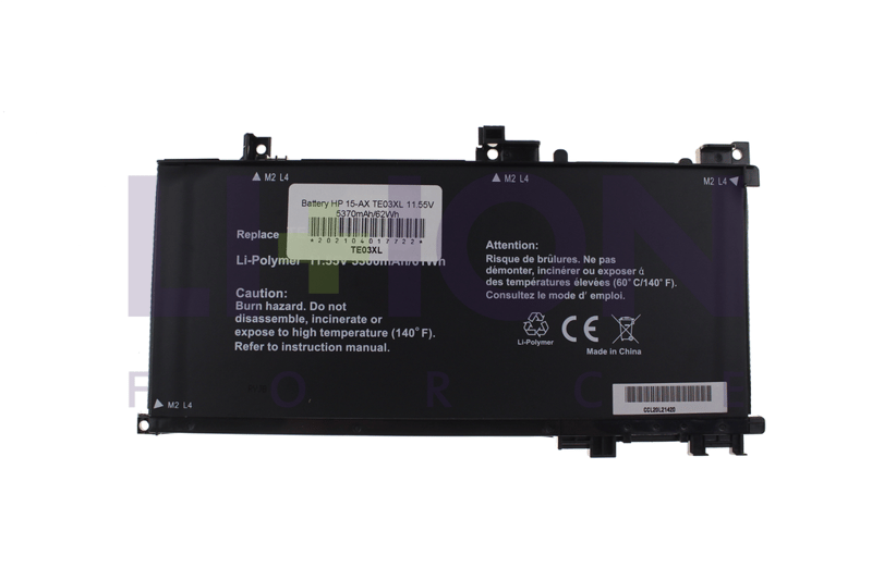 Bateria HP 15-AX TE03XL 11.55V 5370mAh/62Wh