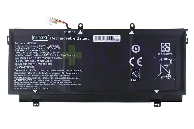 Bateria HP Spectre x360 11.55V 4900mAh/57Wh