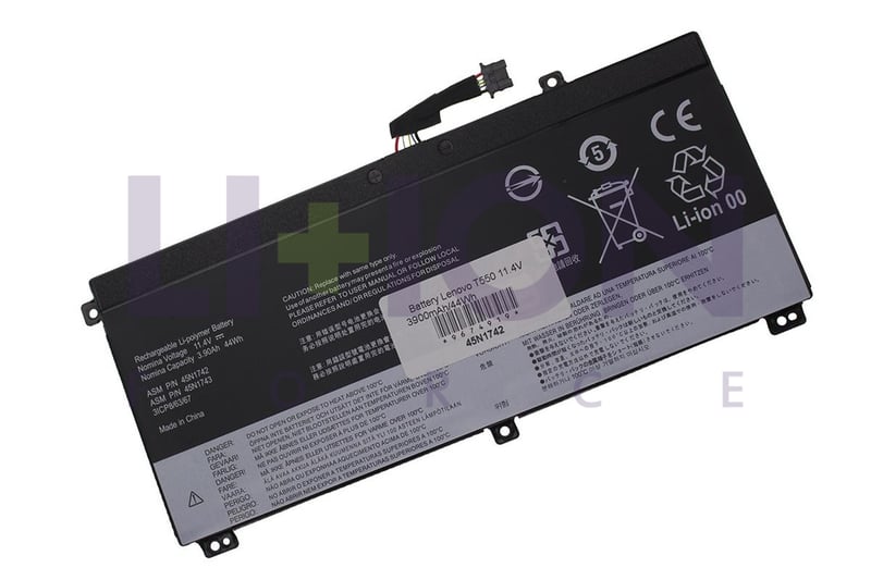 Bateria Lenovo T550 11.4V 3900mAh/44Wh                      