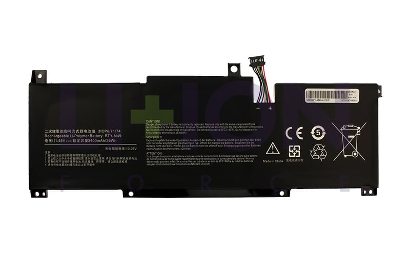 Bateria MSI BTY-M49 11.55V 3400mAh/39Wh