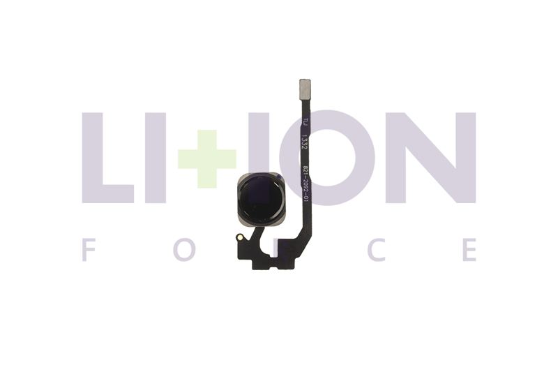 Home Botton Cap Apple iPhone 5s w/Flex - HBIP5SFXBK         