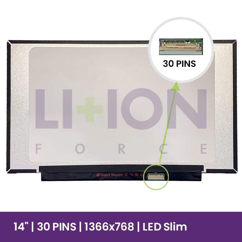 Ecrã LCD 14" WXGA HD 1366x768 - B140XTN07.2