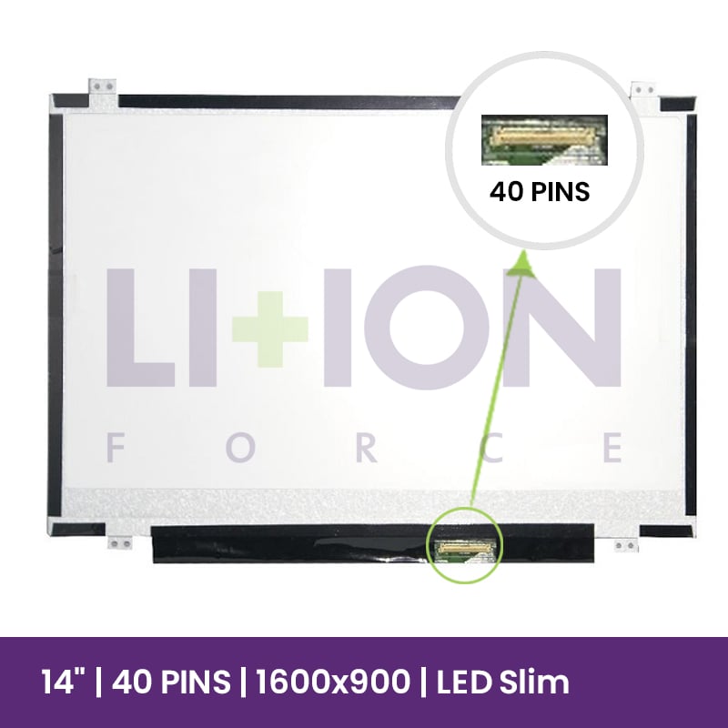 Ecrã LCD AU Optronics 14" WXGA++ 1600x900 - B140RW02 V.1