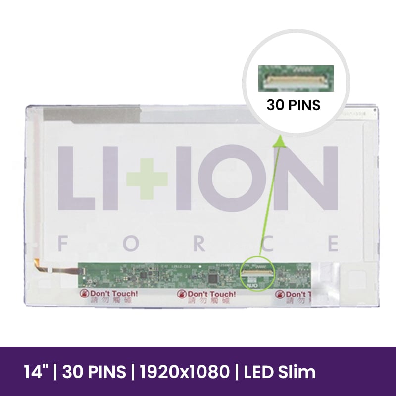Ecrã LCD AUO 12.5 WXGA HD - 1366x768 LED - B125XW02 V.0   