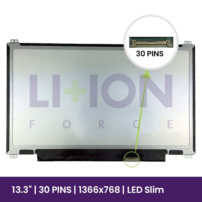 Ecrã LCD AUO 13.3 WXGA HD - 1366x768 LED Glossy