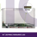Ecrã LCD AUO 14 HD+ - 1600x900 LED Matte - B140RW01 V.2   