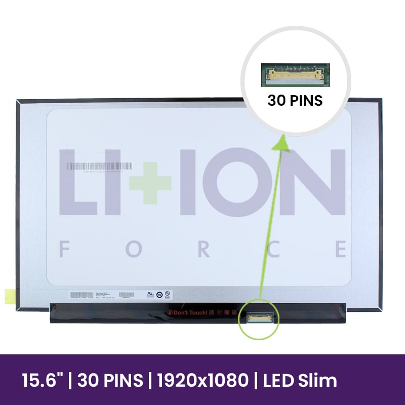 Ecrã LCD AUO 15.6 FULL HD - 1920x1080 LED Glossy -  B156HAN02.2      