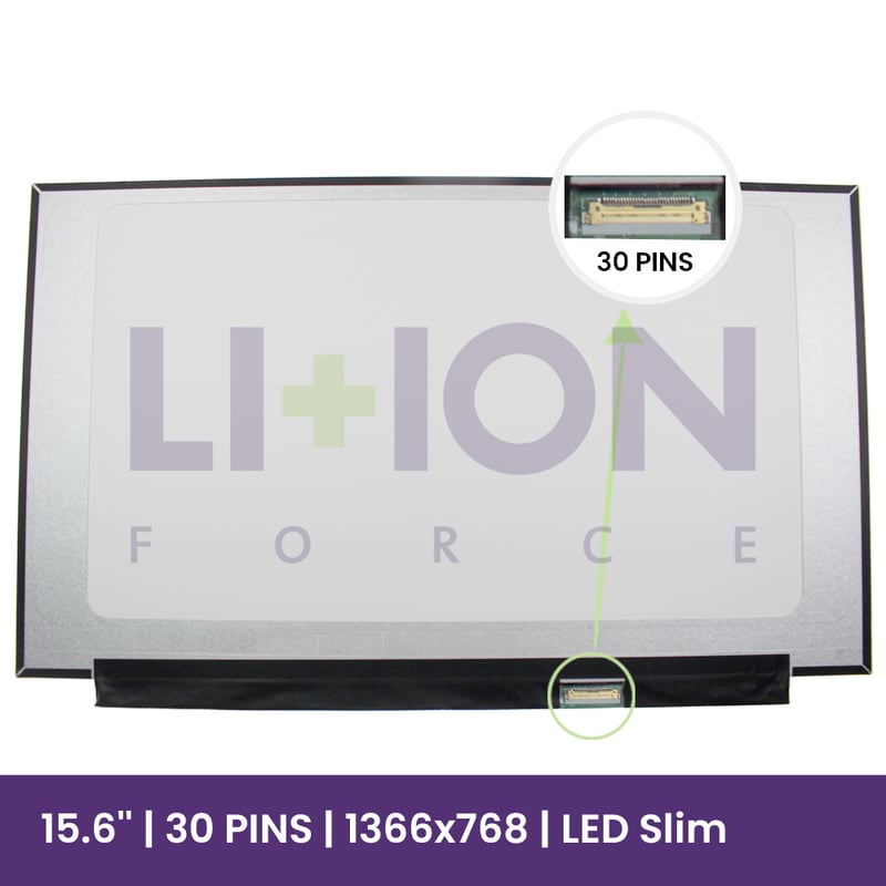 Ecrã LCD AUO 15.6" WXGA HD Slim 1366x768 - B156XTN08.1