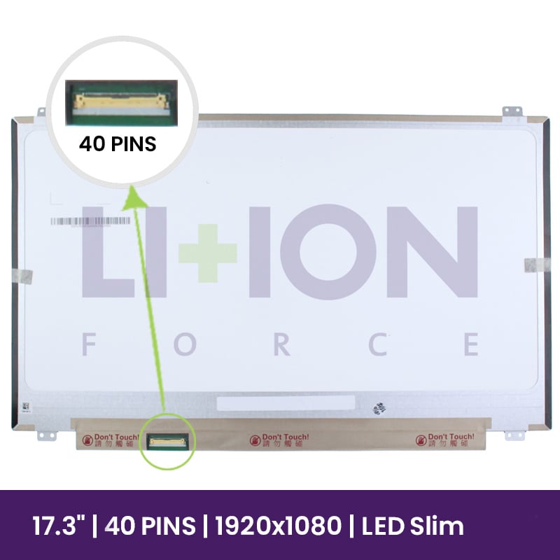 Ecrã LCD AUO 17.3 FULL HD - 1920x1080 - B173HAN01.1       