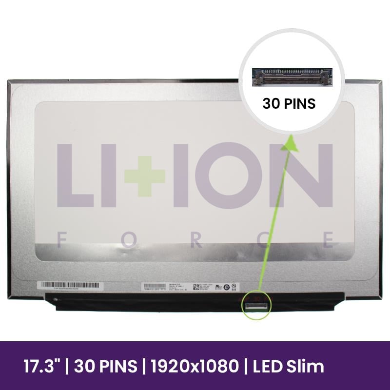 Ecrã LCD AUO 17.3 FULL HD - 1920x1080 - B173HAN04.2       