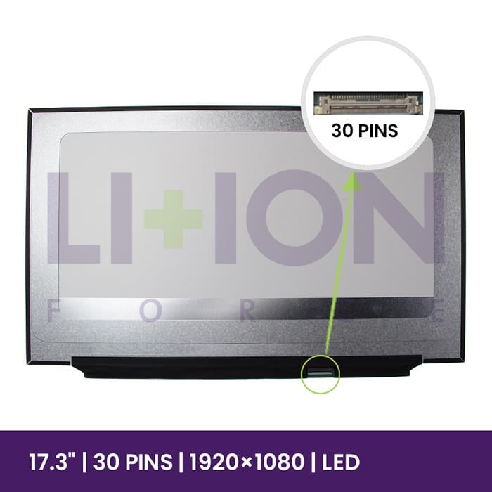 Ecrã LCD AUO 17.3 FULL HD - 1920x1080 - B173HAN04.3       