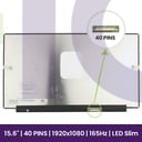 Ecrã LCD BOE 15.6 FULL HD - 1920x1080 - NV156FHM-NY8      