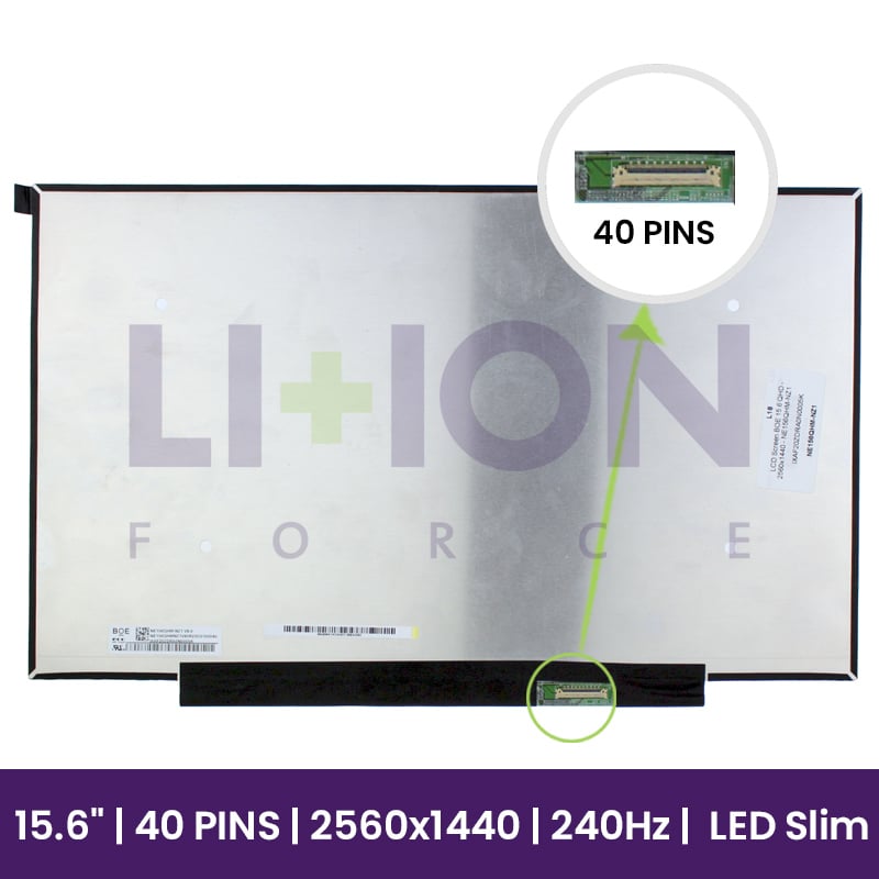 Ecrã LCD BOE 15.6 QHD - 2560x1440 - NE156QHM-NZ1          