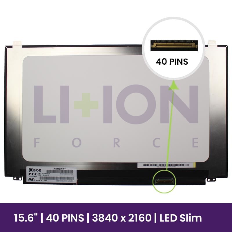 Ecrã LCD BOE 15.6" UHD 3840 x 2160 - NV156QUM-N44