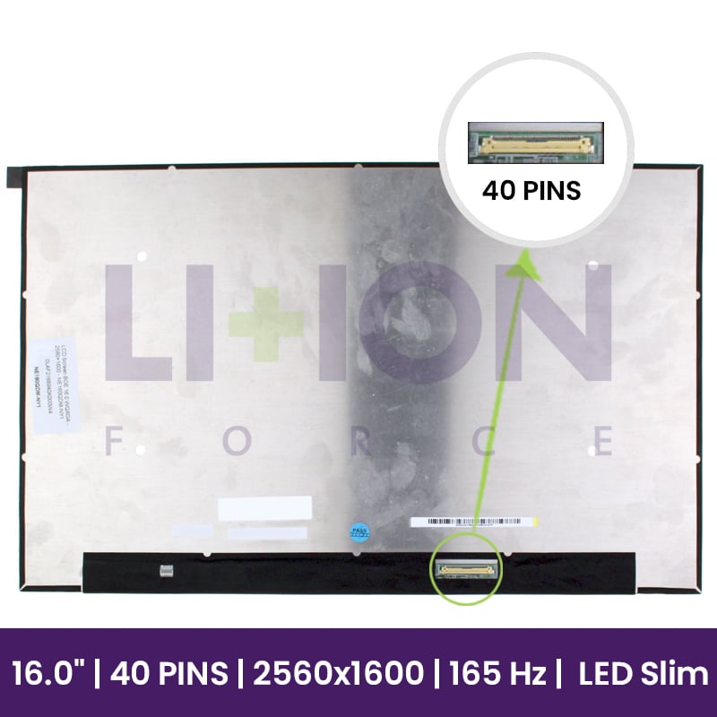 Ecrã LCD BOE 16.0 WQXGA - 2560×1600 - NE160QDM-NY1        