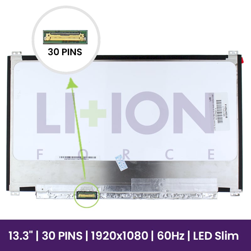Ecrã LCD Chi Mei 13.3" FHD 1920×1080 - B133HTN01.4