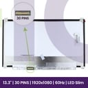 Ecrã LCD Chi Mei 13.3" FHD 1920×1080 - B133HTN01.4