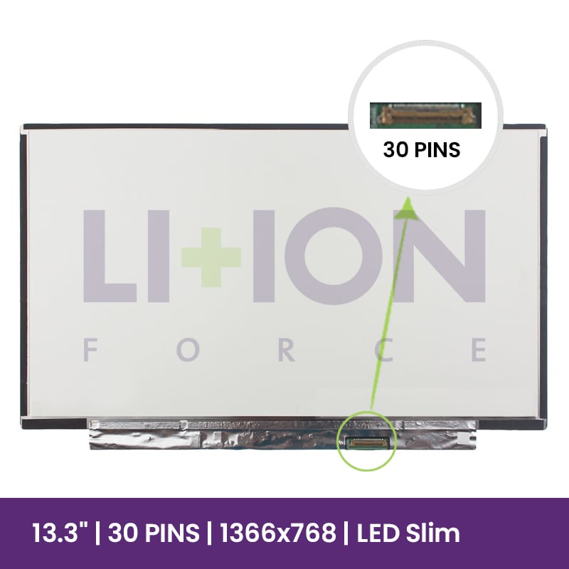 Ecrã LCD Chi Mei 13.3" WXGA HD 1366x768 - N133BGG-EA1