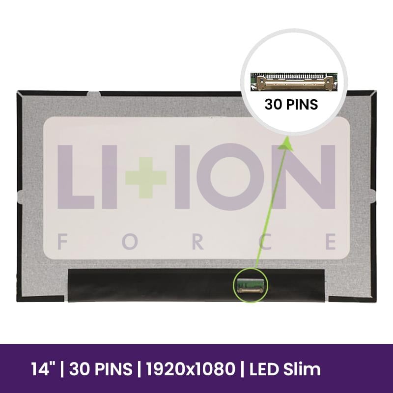 Ecrã LCD Chi Mei 14" WUXGA Slim 1920x1080 - N140HCA-E5B   