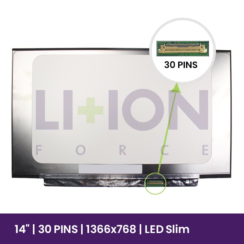 Ecrã LCD Chi Mei 14" WXGA HD 1366x768 - N140BGA-EA4