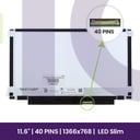 Ecrã LCD Chi-Mei 11.6 WXGA HD - 1366x768 LED Glossy       