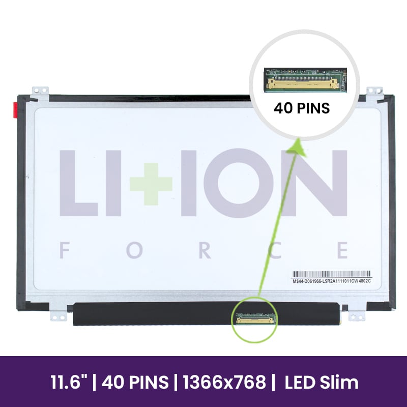 Ecrã LCD Chi-Mei 11.6 WXGA HD - 1366x768 LED Glossy       