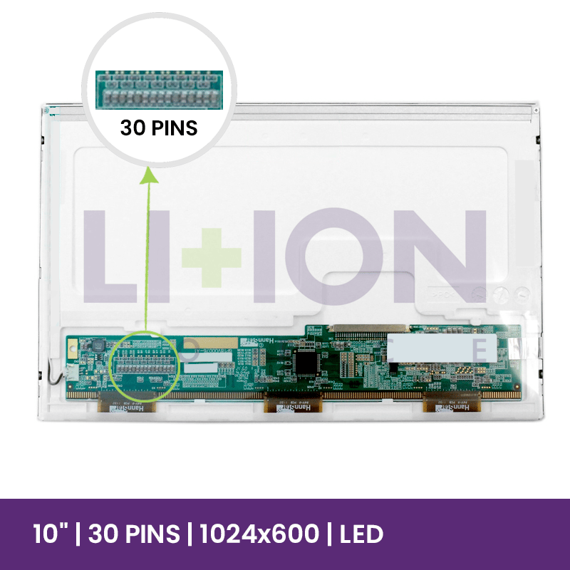 Ecrã LCD Hannstar 10" WSVGA 1024x600 - HSD100IFW4-A0      