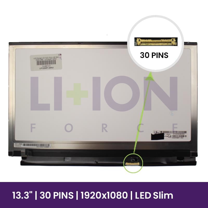 Ecrã LCD LG 13.3" FULL HD Slim 1920x1080 - LP133WF1-SPA1  
