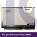 Ecrã LCD LG 13.3" FULL HD Slim 1920x1080 - LP133WF1-SPA1  