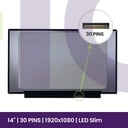 Ecrã LCD LG 14" WUXGA Slim 1920x1080 - B140HAN04.0