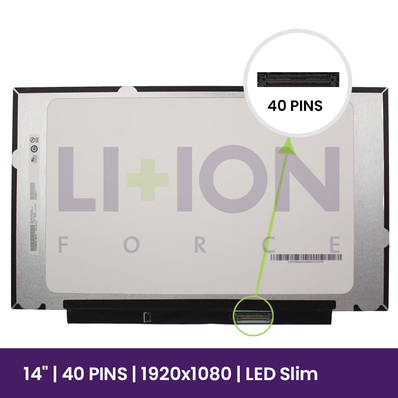 Ecrã LCD LG 14" WUXGA Slim 1920x1080 - B140HAN04.9