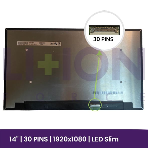 Ecrã LCD LG 14" WUXGA Slim 1920x1080 - B140HAN04.D
