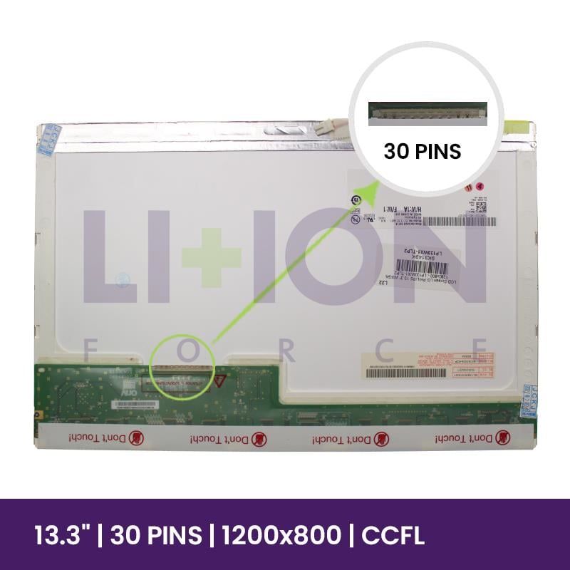 Ecrã LCD LG PHILIPS 13.3" WXGA 1280x800 - LP133WX1-TLP2   