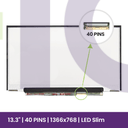 Ecrã LCD LG Philips 13.3" WXGA HD 1366x768- LP133WH2-TLM4