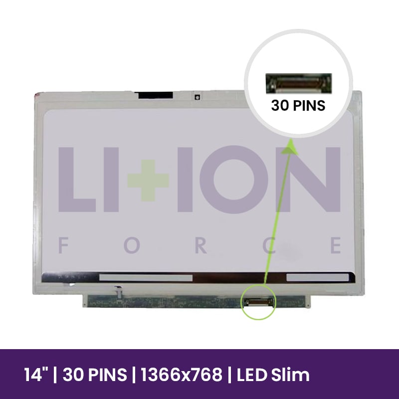 Ecrã LCD LG Philips 14" WXGA - 1366x768 - LP140WH6-TSA3   