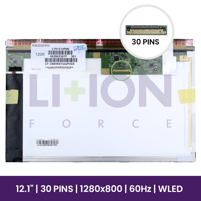Ecrã LCD Samsung 12.1" WXGA 1280x800 - LTN121AP06         
